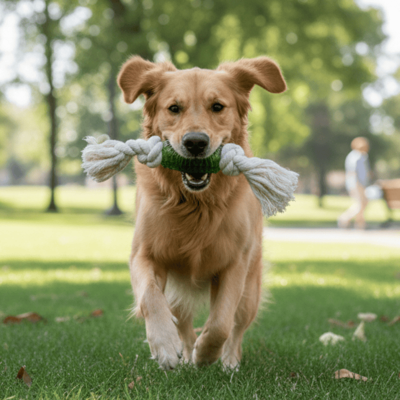 Durable Rope Chew Toy - Detail View (TPR003)