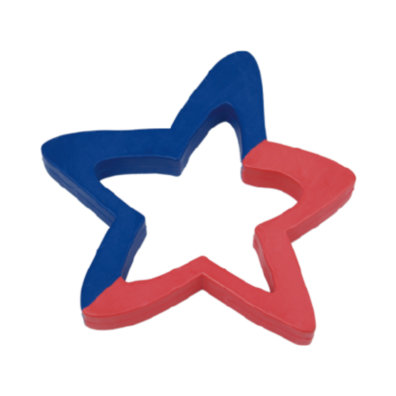 Star Shape Rubber Chew Toy - Dog Toy (YF016)