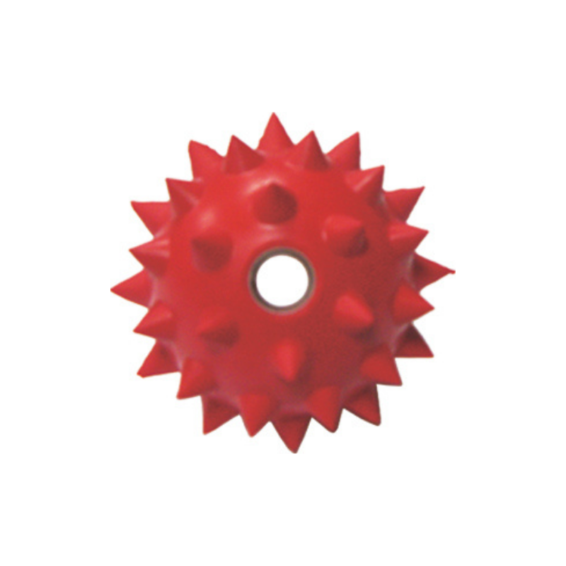 Rubber Hedgehog Ball Dog Toy (Red / Blue) - Dog Toy (YF053)
