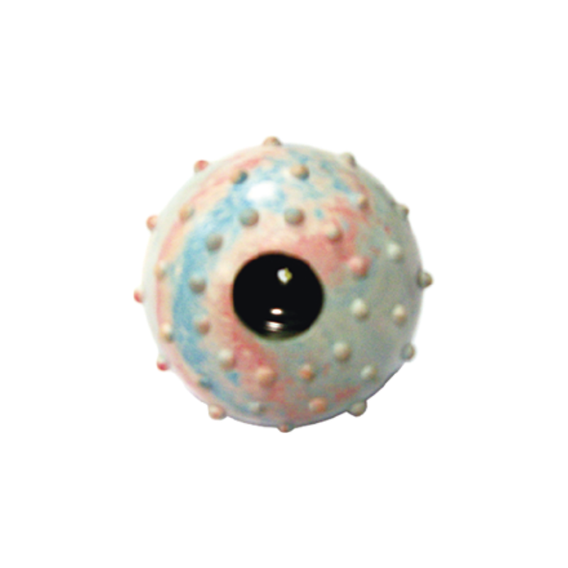Rubber Bumpy Ball Dog Toy with Bell - Dog Toy (YF055)