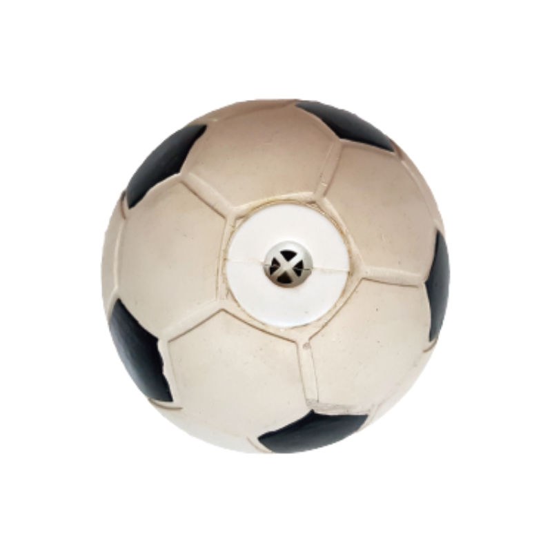 Rubber Soccer Ball Dog Toy with Squeaker - Dog Toy (YF091)