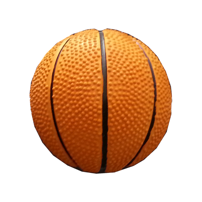 Rubber Basketball Dog Toy with Squeaker - Dog Toy (YF092)