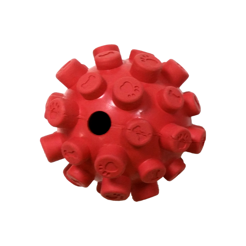 Dog Toy Atom Ball (Rubber Spiky Treat & Play Ball) - Dog Toy (YF114)