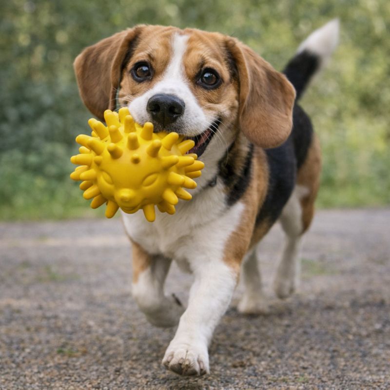 Hedgehog Dog Toy - Close-up (YF120)