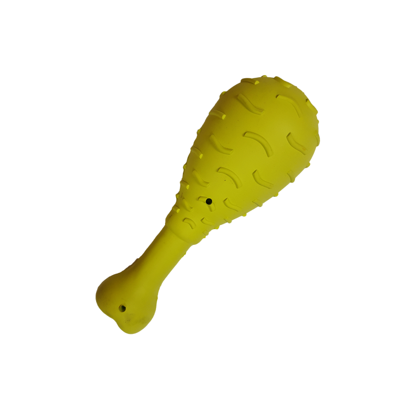 Chicken Drumstick Dog Toy (Yellow) - Dog Toy (YF131)