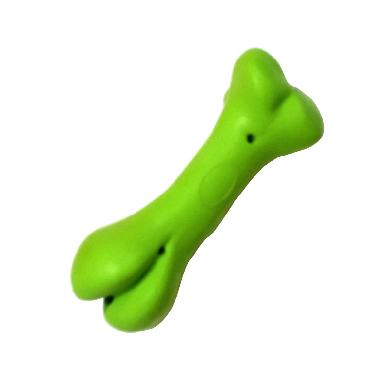 Classic Rubber Dog Bone Toy (Neon Green) - Dog Toy (YF135)